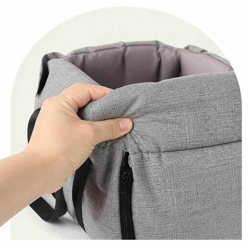Ortekor Waterproof & Washable Console Booster Dog Car Seat