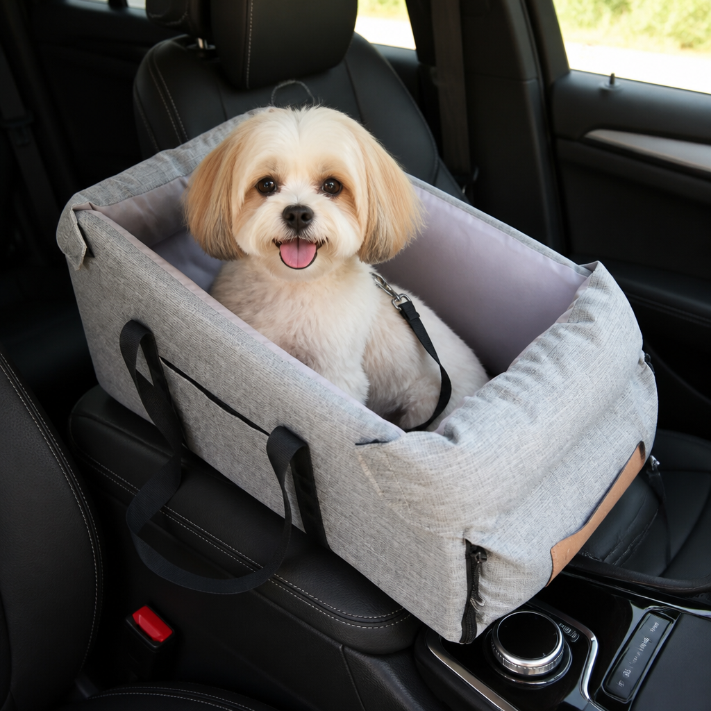 Ortekor Waterproof & Washable Console Booster Dog Car Seat