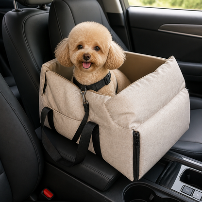 Ortekor Waterproof & Washable Console Booster Dog Car Seat