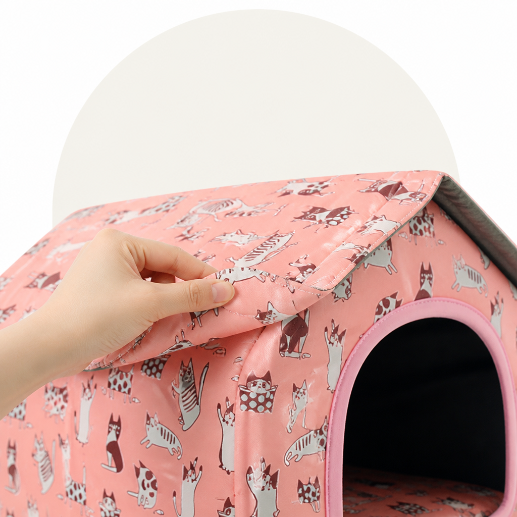 Ortekor Waterproof & Washable Foldable Pet House