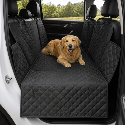Funda para asiento de coche para perros Ortekor, impermeable y resistente al desgaste (tipo hamaca)