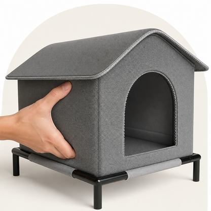 Ortekor Weather-Resistant Oxford Cloth Pet House (3 Sizes)