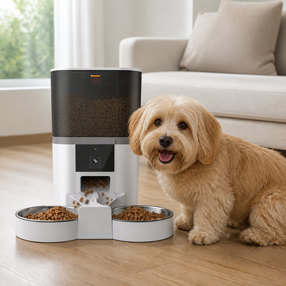 Ortekor WiFi App Control & Stainless Steel Bowl Pet Feeder