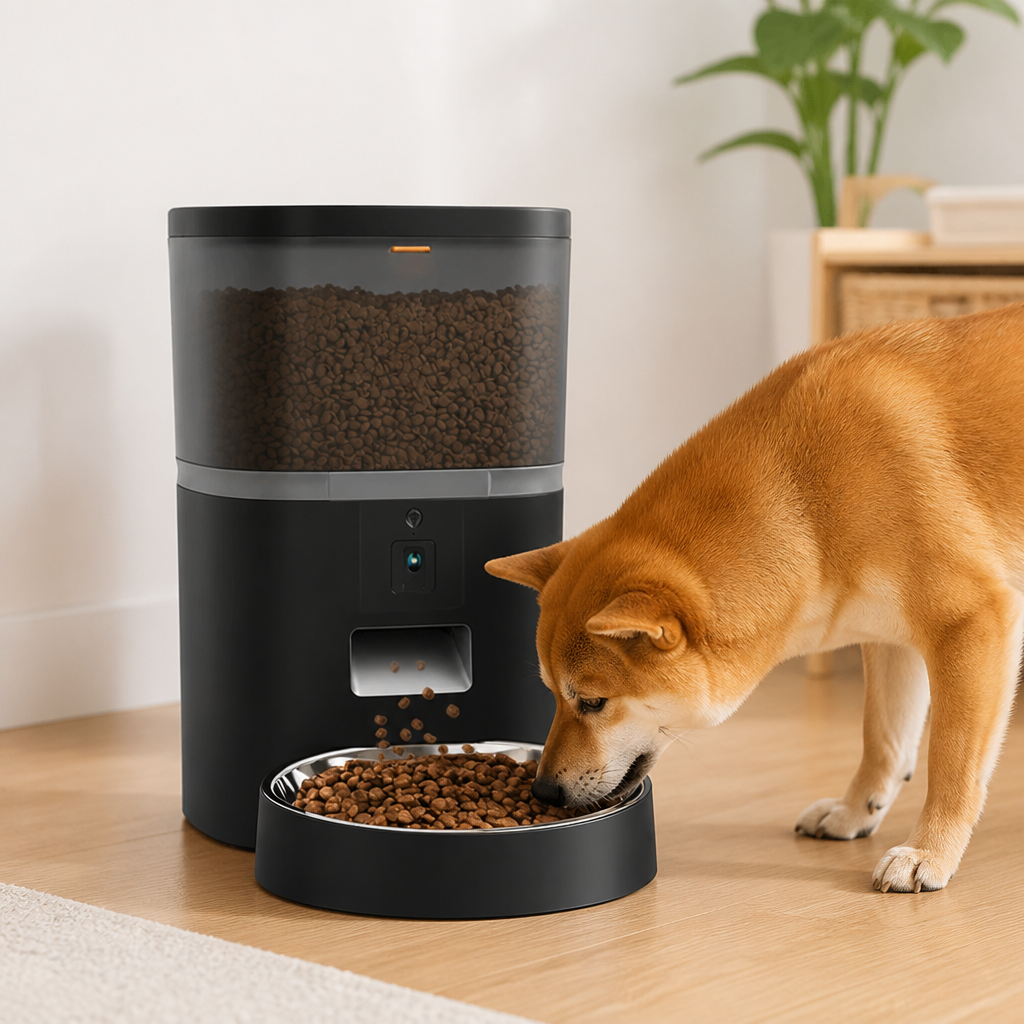 Ortekor WiFi App Control & Stainless Steel Bowl Pet Feeder
