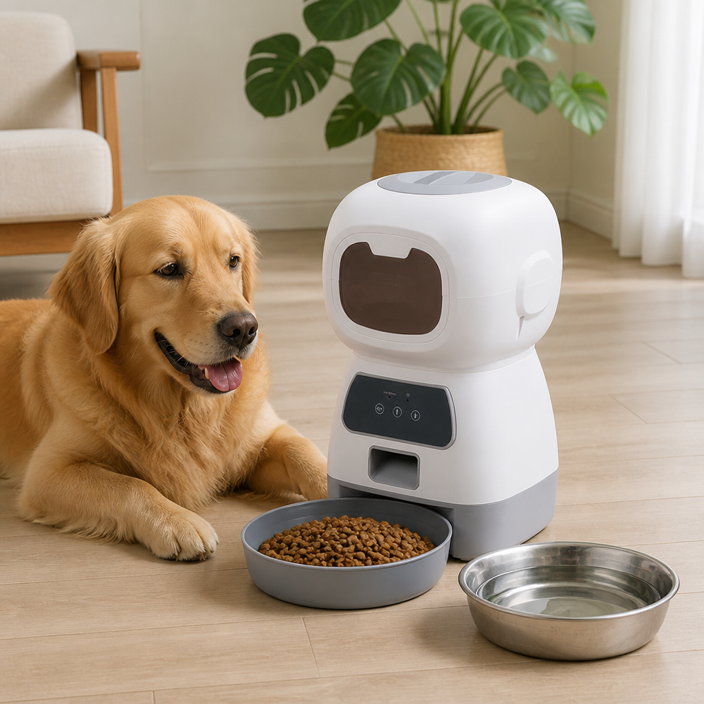 Ortekor WiFi App-Controlled & Portion-Control Automatic Pet Feeder (Removable Hopper)