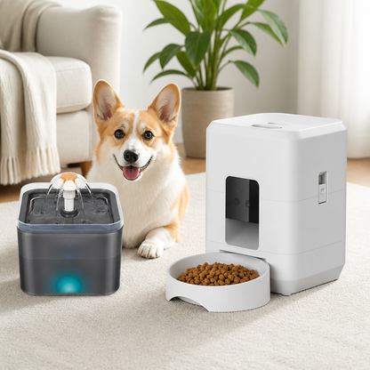 Ortekor WiFi App-Controlled & Portion-Control Automatic Pet Feeder (Removable Hopper)
