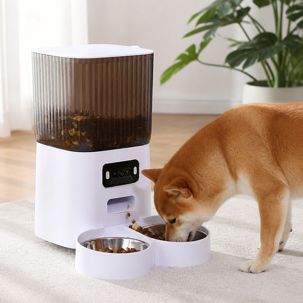 Ortekor WiFi & Camera Automatic Pet Feeder (1.32 gallons Hopper)