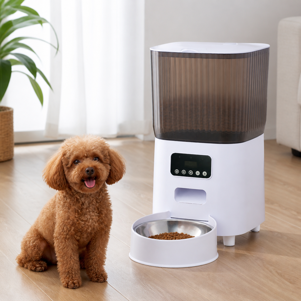 Ortekor WiFi & Camera Automatic Pet Feeder (1.32 gallons Hopper)