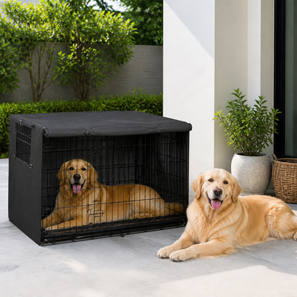 Ortekor Windproof Oxford & Mesh Windows Crate Cover (Fits 36-Inch Crates)