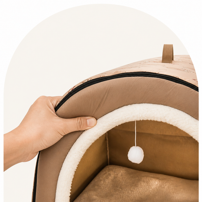 Ortekor Winter-Warm Plush & Washable Dog Bed