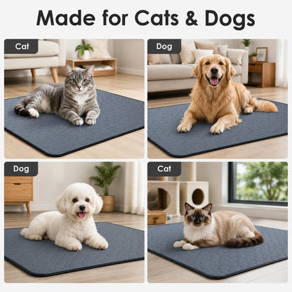 Reusable & Washable Absorbent Quilted Pet Pee Pad (Non-Slip Backing)