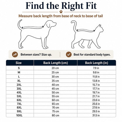 Tattoo-Print Soft Stretch Pet Bodysuit (Open Tail)