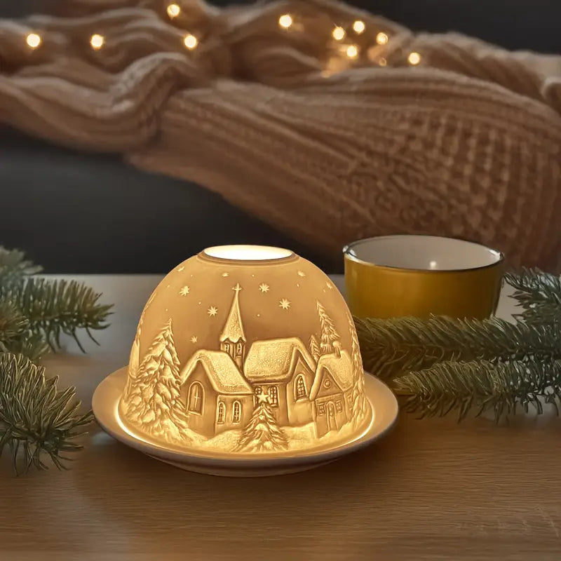 StarryDome™ - Porcelain Candle Holder