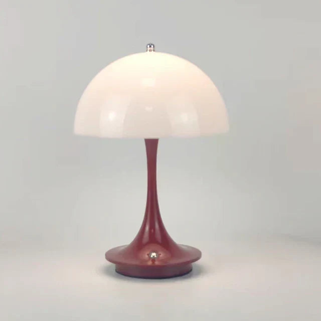 Rechargeable Cordless LED Table Lamp with Dimmer – Portable Metal Desk Light for Bedroom, Office & Patio – 10-Hour Battery Life