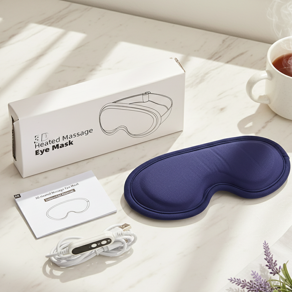 DreamWarm | Weighted Eye Mask with Self-Heating Feature | Relaxation for Tired Eyes