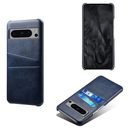 Phone Wallet Case with Two Card Slots for Google Pixel – Leather-Look Protective Cover with Raised Edges & Precise Cutouts