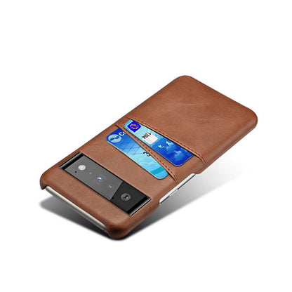 Phone Wallet Case with Two Card Slots for Google Pixel – Leather-Look Protective Cover with Raised Edges & Precise Cutouts