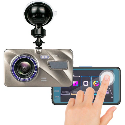 Dual Wireless Dash Camera System | 1080p HD Front and Rear Recording | Night Vision for Enhanced Road Safety