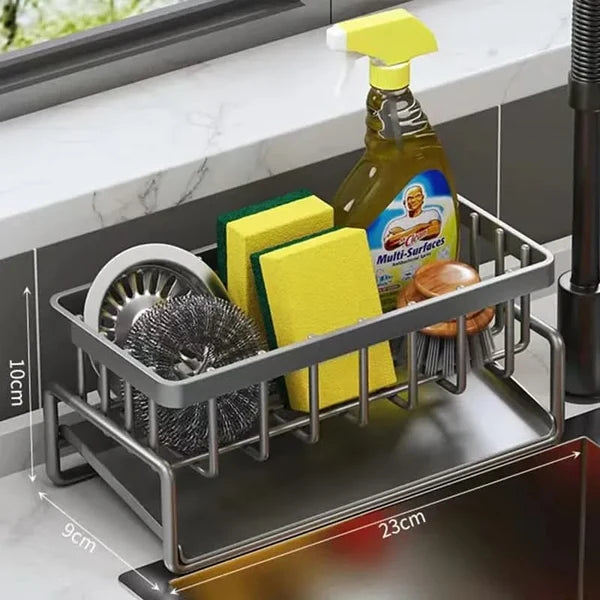 CADDYLUXE – Durable Metal Organizer for Kitchen Sink Storage