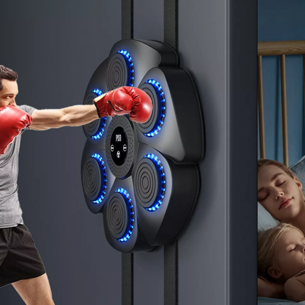 Boxing Pad with Rhythm Guidance, Interactive Music Boxing Machine for Home Workout, Punching Pad for Cardio Workouts