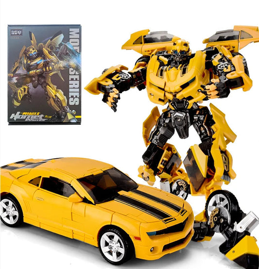 Action Figure Robot Toy with Remote Control, 6.5 Inch Transformer Toy Figure with Blades, Collectible Figure for Display