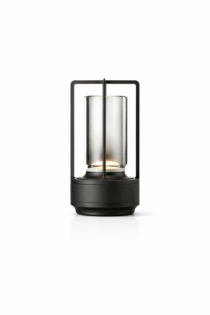 Dynamo LED Table Lamp - Touch Control, Dimmable, Copper & Crystal Finish - Ideal for Bedside or Desk Use