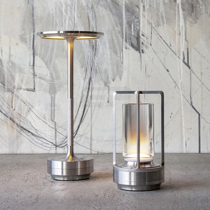 Dynamo LED Table Lamp - Touch Control, Dimmable, Copper & Crystal Finish - Ideal for Bedside or Desk Use