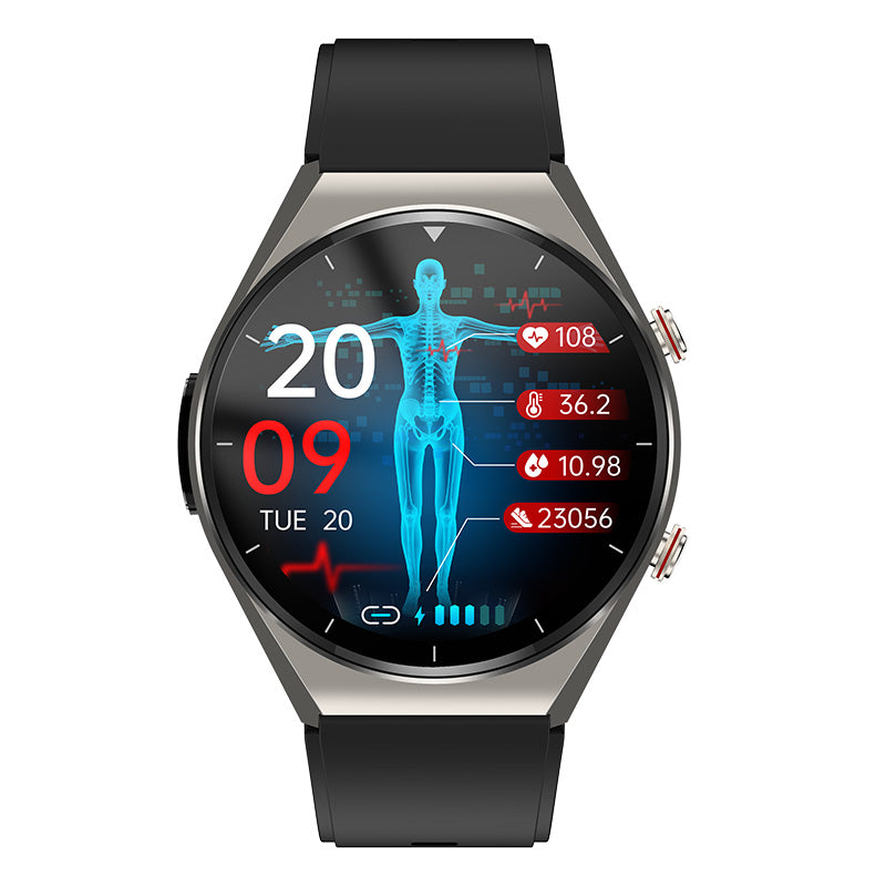 Reloj inteligente de fitness con monitor de frecuencia cardíaca, seguimiento de sueño, seguimiento de actividad y conectividad Bluetooth