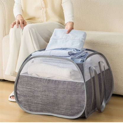 EasyMove Laundry Hamper - Durable Oxford Cloth, Collapsible Design