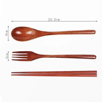 MEALFLOW – Portable Spoon Fork Chopsticks Set for Convenient Dining