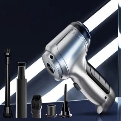 Cordless Vacuum Cleaner for Car Interior and Home, Handheld Car Vacuum with Brushless Motor and Blower Attachments