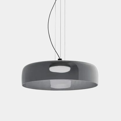Layered Glass Bowl Ceiling Fixture 10 in Diameter Adjustable Drop Length Multi-Tone Illumination for Kitchens Dining Spaces Living Rooms Mod