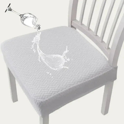 Stretch Dining Chair Covers 4-Pack Water-Repellent Washable Slipcovers for Kitchen Living Room Furniture Protection Spill-Proof Fitted Seat
