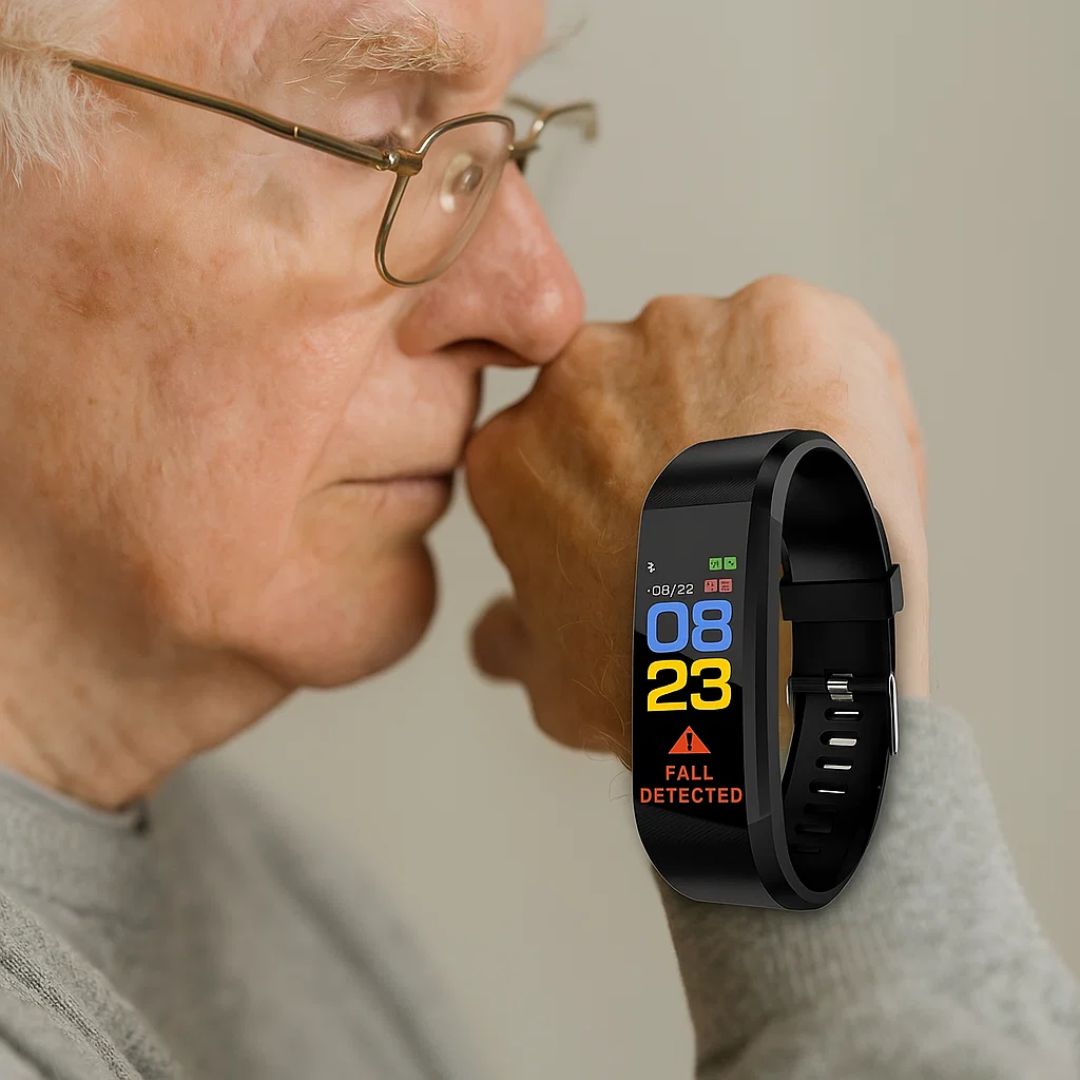 Serie ElderCare | Reloj inteligente con monitoreo de salud y seguimiento GPS | Seguridad mejorada para adultos mayores