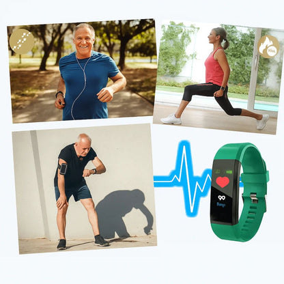 Serie ElderCare | Reloj inteligente con monitoreo de salud y seguimiento GPS | Seguridad mejorada para adultos mayores