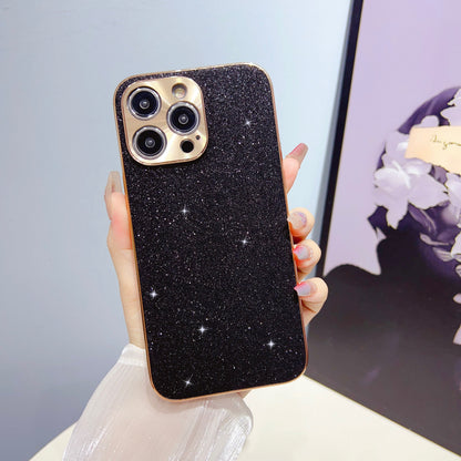 Protective iPhone Case with Luxe Metallic Frame & Textured Back for iPhone 13-17 Series