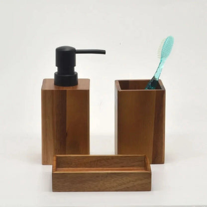 SOAPFLOW – Bathroom Set with Soap Dispenser & Toothbrush Holder