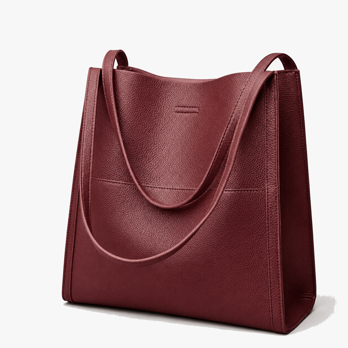 Tote Bags for Women, Large Shoulder Tote Bag with Structured Base, Vegan Leather Tote Bag for Work and Travel