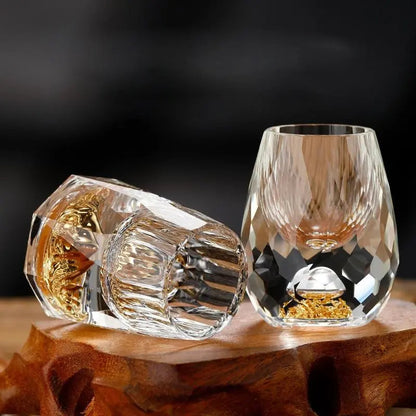 Elegant Cut Crystal Shot Glasses Set | Timeless Design for Celebrations