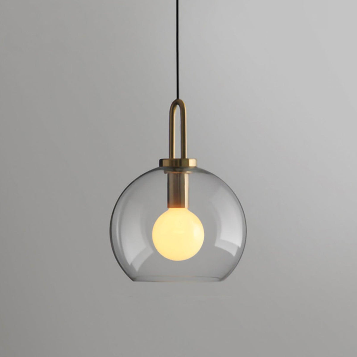 Lámpara colgante de cristal elegante | Iluminación colgante moderna para cocina con altura ajustable | Iluminación sofisticada para cualquier habitación