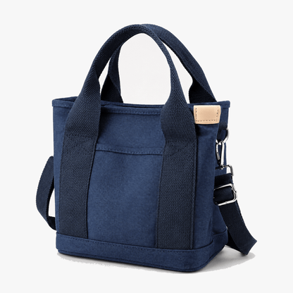 Elegant Handmade Tote Bag with Multi-Pocket Organization | Lightweight Canvas Design for Effortless Daily Use
