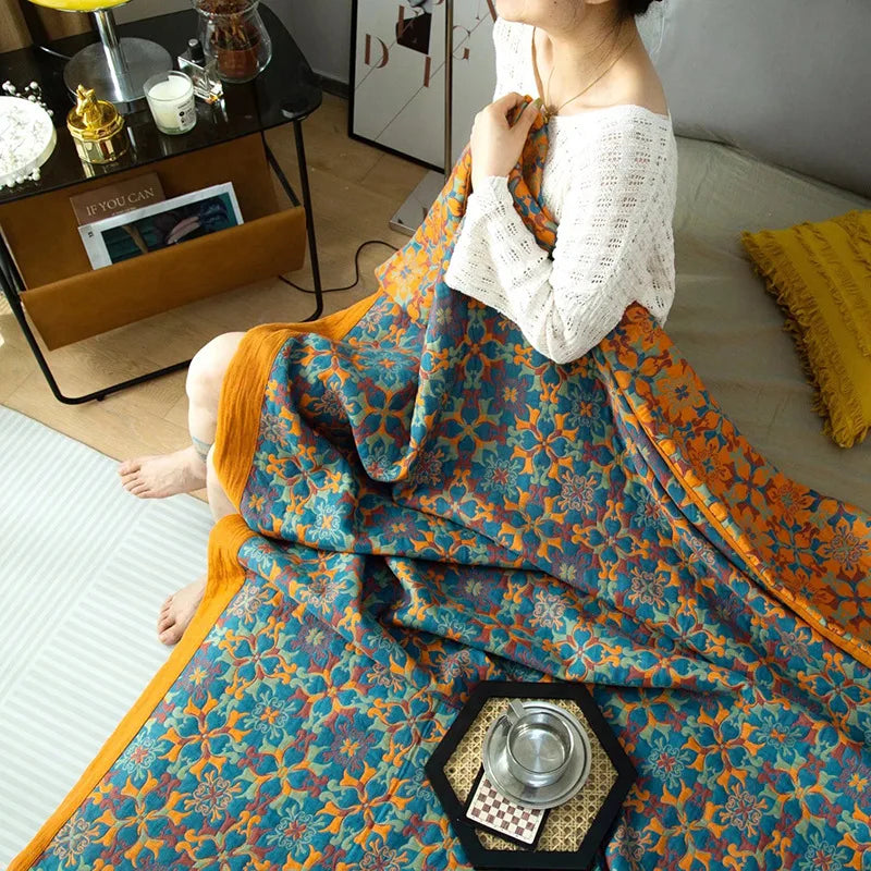 Elegant Hygge Throw Blanket | Cozy Soft Fabric for Stylish Comfort