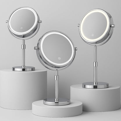 Lighted Vanity Mirror with 10X Magnification, LED Makeup Mirror with Lights, Magnifying Makeup Mirror for Bathroom