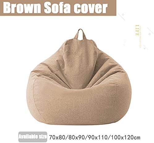 Elegant Linen Bean Bag Cover | Ergonomic Design for Personalized Comfort
