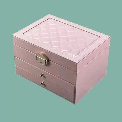 GLAMFLOW – Large Capacity Jewelry Box for Everyday Accessories