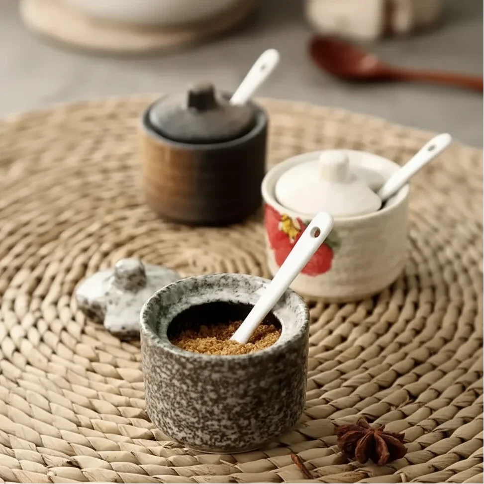 SPICELIVA – Elegant Retro Seasoning Jars for Kitchen Storage