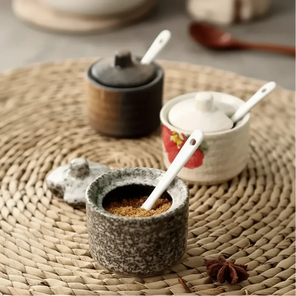 SPICELIVA – Elegant Retro Seasoning Jars for Kitchen Storage