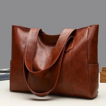 Chic Vintage PU Leather Crossbody Bag – Roomy Sections for Daily Use