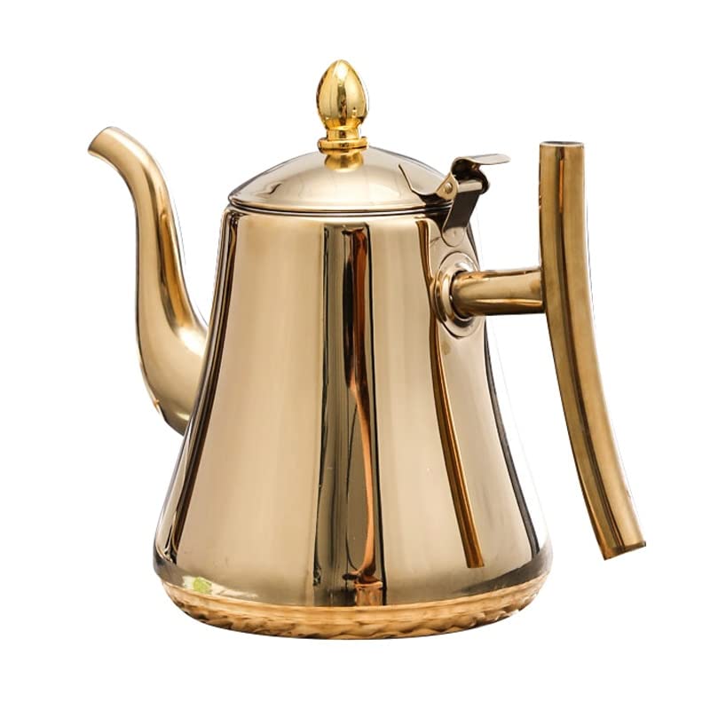 Elegant Stainless Steel Teapot with Integrated Infuser for Perfect Brewing
