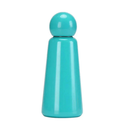 Stainless Steel Insulated Water Bottle 17 oz Double-Wall Vacuum Flask Two-Tone Color for Sports Travel Gym School Office Leak-Proof Lid